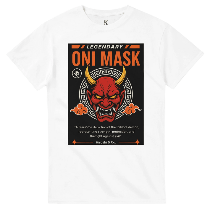 Strength & Fearless Oni Mask T-Shirt  - Kiandesigns.net