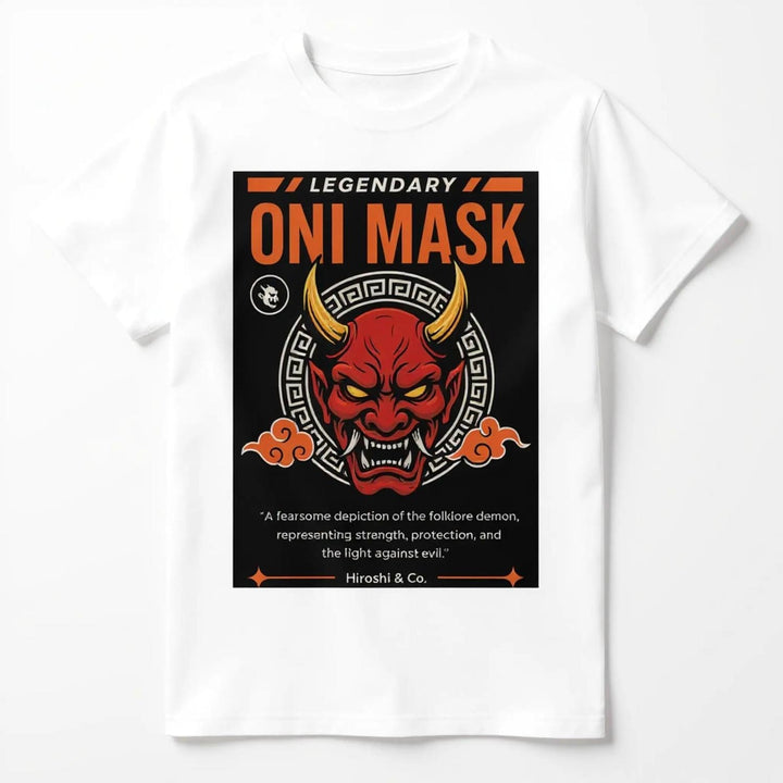 Strength & Fearless Oni Mask T-Shirt  - Kiandesigns.net