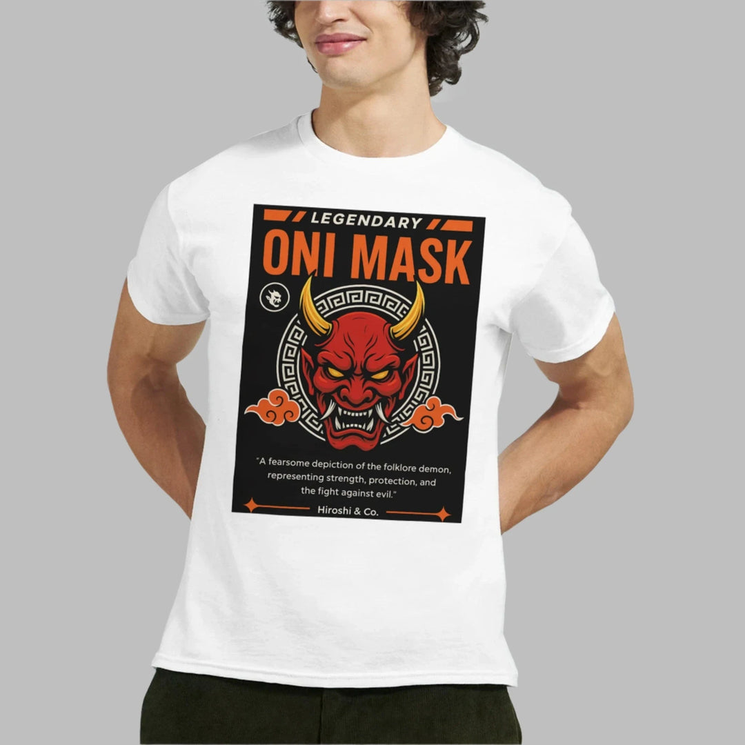 Strength & Fearless Oni Mask T-Shirt  - Kiandesigns.net