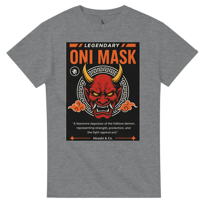Strength & Fearless Oni Mask T-Shirt  - Kiandesigns.net