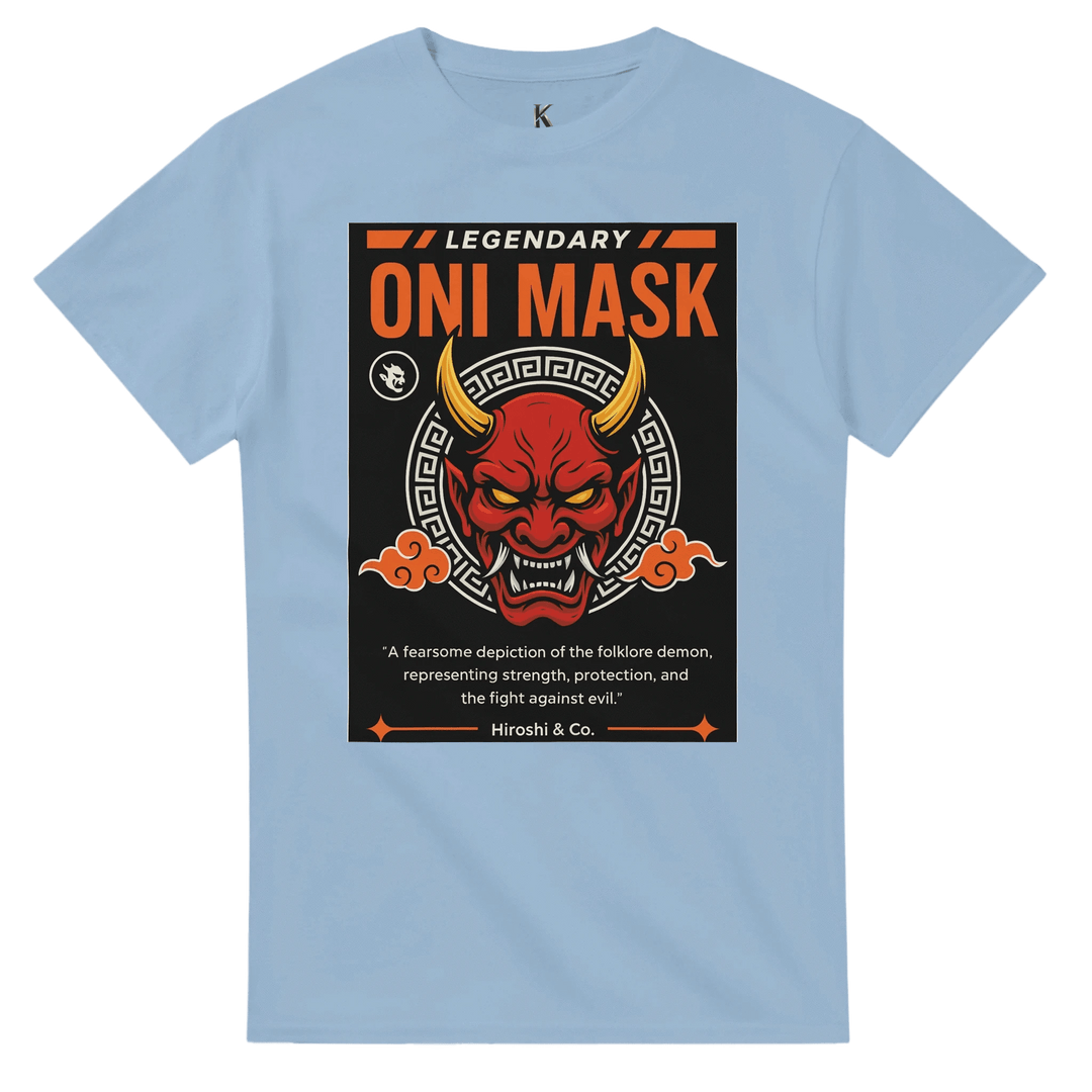 Strength & Fearless Oni Mask T-Shirt  - Kiandesigns.net