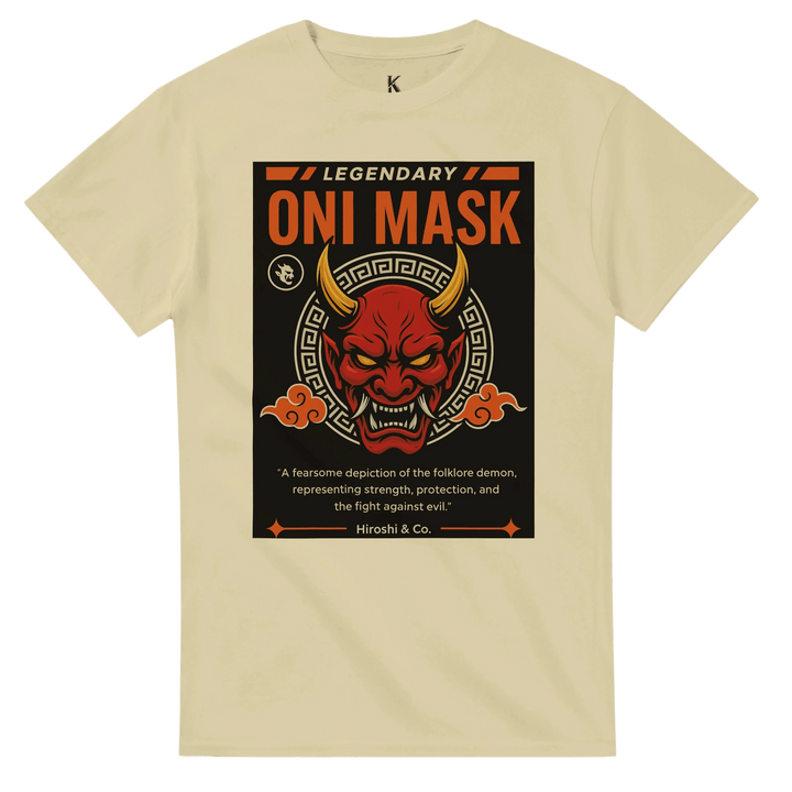 Strength & Fearless Oni Mask T-Shirt  - Kiandesigns.net