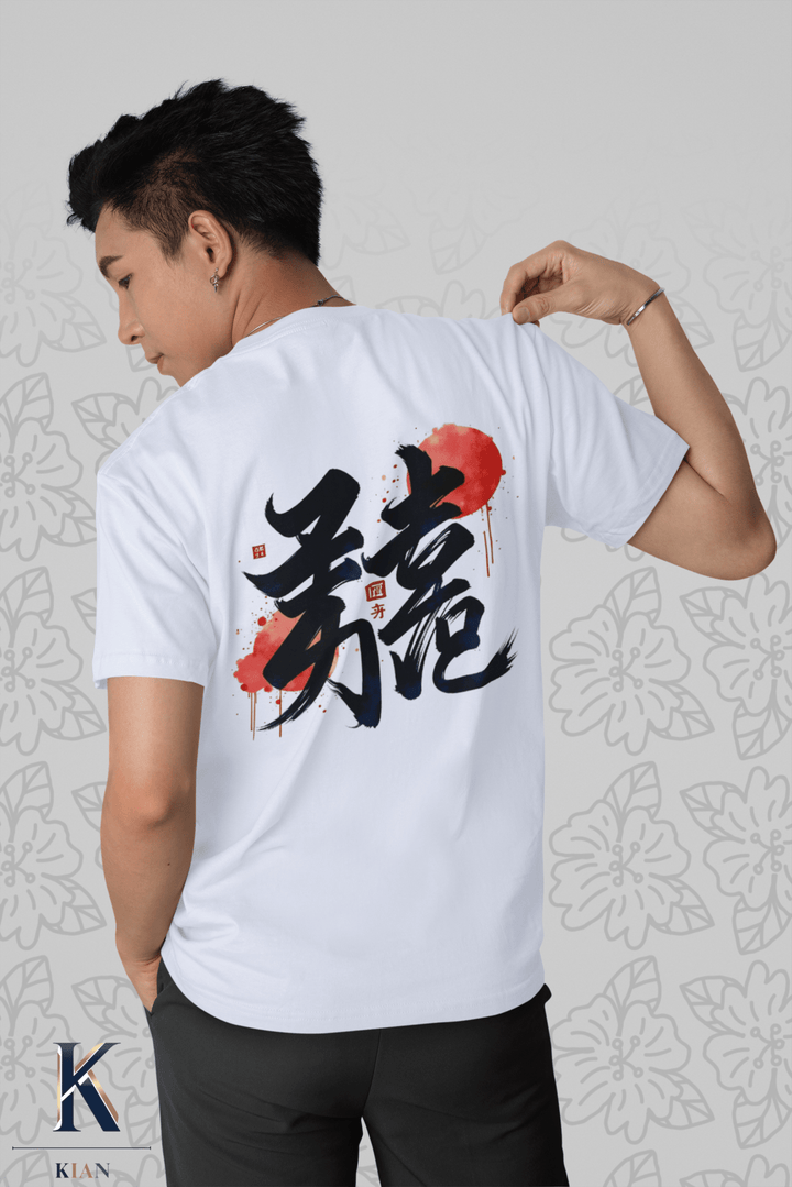 Strength & Fearless Oni Mask T-Shirt  - Kiandesigns.net