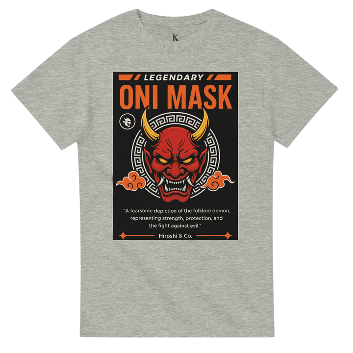 Strength & Fearless Oni Mask T-Shirt  - Kiandesigns.net