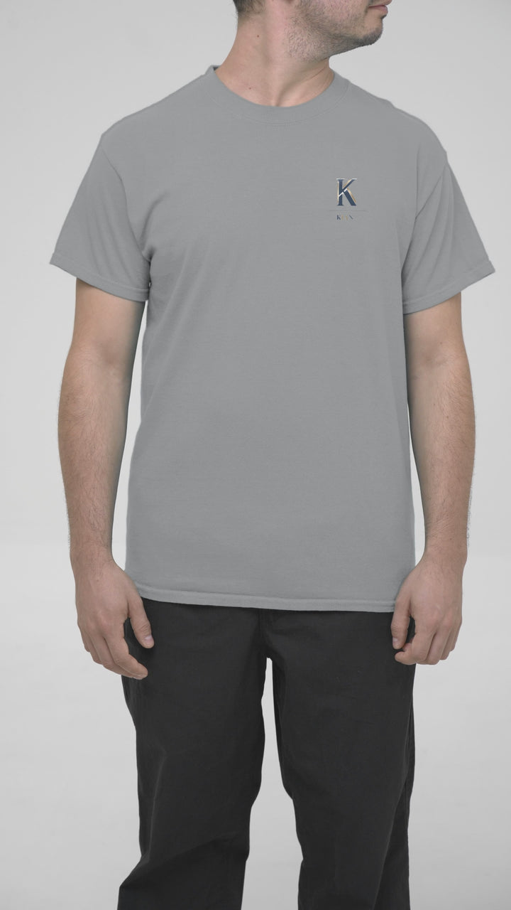 Rise of Freedom Dual-Tone Wing Art T-Shirt – Vibrant Green & Silver Design