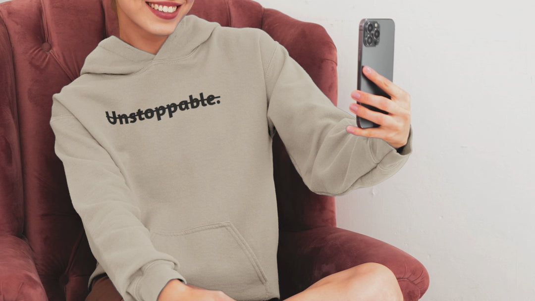 Unstoppable Dragon Hoodie – Bold Anime Dragon Graphic Pullover – Motivational Streetwear Unisex Sweatshirt – Unique Gamer Gift